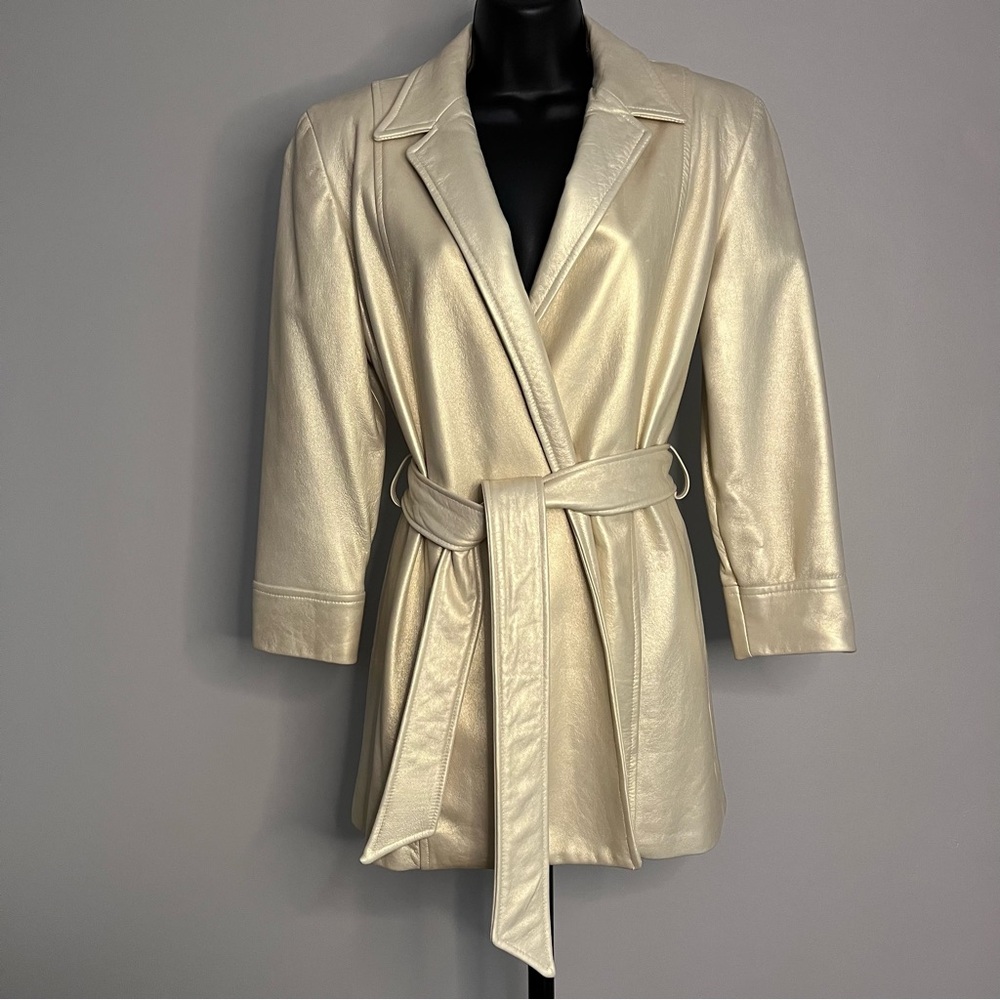Vintage Oscar de la Renta Leather Jacket